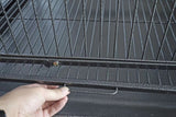 YES4PETS XXXL 195 cm Bird Cage Pet Parrot Aviary  Perch Castor Wheel - Top-Down View