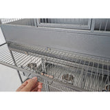 YES4PETS 187cm XL Triple Stackers Breeding Bird Parrot Cage Cockatoos Aviary - Front View