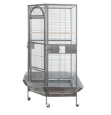 YES4PETS 161 cm XL Corner Bird Cage Pet Parrot Aviary Perch Castor Wheel - Side View