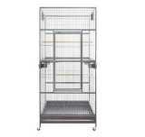 YES4PETS XXL 203cm Macaw Parrot Aviary Bird Cat Pet Cage On Wheels - Side View