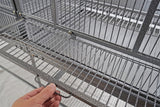 YES4PETS XL 184 cm Bird Cage Pet Parrot Aviary Perch Castor Wheel Removable Divider