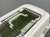 YES4PETS Medium Dog Cat Rabbit Crate Pet Kitten Carrier Parrot Cage Green - Top-Down View