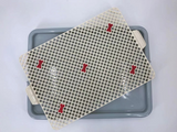 YES4PETS Small Portable Dog Potty Training Tray Mat Pet Puppy Toilet Trays Loo Pad Blue - Front View