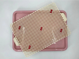 YES4PETS Small Portable Dog Potty Training Tray Mat Pet Puppy Toilet Trays Loo Pad Pink - Top-Down View