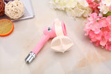YES4PETS 2 x Pet Hanging Water Bottle No Drip Water Dispenser Rabbit Dog Cat Drinking Bottle-Pink - 45-Degree Angle