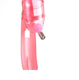 YES4PETS Dog Cat Guinea Pig Water Food Feeder Rabbit Bowl Dispenser Bottle-Pink - Side View