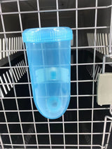 YES4PETS 500ml Dog Cat Hamster Rabbit Water Bottle Hanging Drinking Dispenser Feeder Blue - Front View