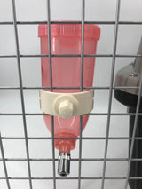 YES4PETS 500ml Dog Cat Hamster Rabbit Water Bottle Hanging Drinking Dispenser Feeder Pink - Side View