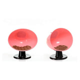 YES4PETS Small Pet Dog Cat Cave House Nest Puppy Cave Chair Sofa Bed Pink - Front View