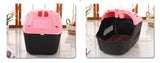YES4PETS Medium Portable Travel Dog Cat Crate Pet Carrier Cage Comfort With Mat-Pink - Extra Image