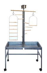 YES4PETS Large Bird Parrot Playpen Gym Toy Stand On Wheels - Front View