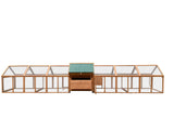 YES4PETS 6 M XXXL Chicken Coop Rabbit Hutch Ferret Cage Hen Chook Cat Kitten House With Run - Front View