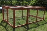 YES4PETS Large Chicken Coop Run Guinea Pig Cage Villa Extension Rabbit Hutch House Pen - Top-Down View