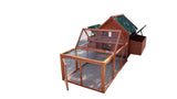 YES4PETS XL Chicken Coop Rabbit Hutch Ferret Cage Hen Chook Cat Kitten House With Run - Front View