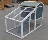 YES4PETS Large Chicken Coop Rabbit Guinea Pig Hutch Ferret House Chook Hen House Run - Front View