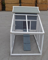 YES4PETS Large Chicken Coop Rabbit Guinea Pig Hutch Ferret House Chook Hen House Run - Top-Down View