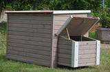 YES4PETS XL Chicken Coop Rabbit Hutch Cage Hen Chook Cat Guinea Pig House - Close-Up Angle