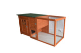 YES4PETS Large Chicken Coop Rabbit Hutch Ferret Cage Hen Chook Cat House - Side View
