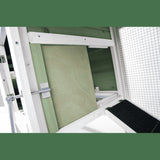 YES4PETS Green Large Chicken Coop Rabbit Hutch Ferret Cat Cage Hen Chook Cat Kitten House - Top-Down View