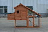 YES4PETS Large Chicken Coop Rabbit Hutch Ferret Cage Hen Chook Cat Kitten House - Front View