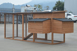 YES4PETS XXL 280cm Chicken Coop Guinea Pig Rabbit Hutch Ferret Cat Guinea Pig House - Top-Down View