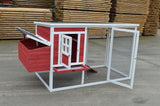 YES4PETS XL Ferret Guinea Pig Cat Cage Rabbit Hutch Chicken Coop 200x94x105 cm - Front View