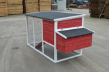 YES4PETS XL Ferret Guinea Pig Cat Cage Rabbit Hutch Chicken Coop 200x94x105 cm - Side View
