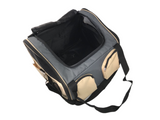 YES4PETS Pet Carrier Dog Cat Car Booster Seat Portable Soft Cage Travel-Grey - Side View