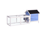YES4PETS Large Chicken Coop Rabbit Hutch Ferret Cage Hen Chook Cat House - Top-Down View
