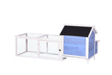 YES4PETS Large Chicken Coop Rabbit Hutch Ferret Cage Hen Chook Cat House - 45-Degree Angle