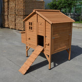 YES4PETS XL Chicken Coop Rabbit Hutch Cage Hen Chook House - Top-Down View