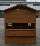 YES4PETS XXXL Walk-in Chicken Coop Rabbit Guinea Pig Hutch Ferret Hen Cat House - Top-Down View