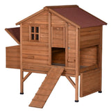 YES4PETS XL Chicken Coop Rabbit Hutch Cage Hen Chook House - Front View