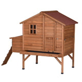 YES4PETS XL Chicken Coop Rabbit Hutch Cage Hen Chook House - Rear View
