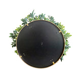 YES4HOMES Artificial Green Wall Plant Garden Panel Daffodil Smile Disc Art 50cm Grassy  UV Resistant Frame - Top-Down View