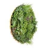 YES4HOMES Artificial Green Wall Plant Garden Flower Panel Disc Art 100cm Grassy  UV Resistant-Wonderland - Front View