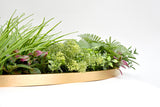 YES4HOMES Artificial Green Wall Plant Garden Flower Panel Disc Art 100cm Grassy  UV Resistant-Wonderland - Side View