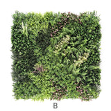 YES4HOMES 3 SQM Artificial Plant Wall Grass Panels Vertical Garden Foliage Tile Fence 1X1M - 45-Degree Angle