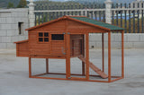 YES4PETS XL Chicken Coop Rabbit Guinea Pig Hutch Ferret Hen House - Front View