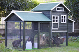 YES4PETS XL Chicken Coop Rabbit Hutch Guinea Pig Cage Ferret House - Side View