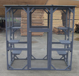 YES4PETS XXL Pet Cat Bird Shelter Condo with Escape Door Wooden Kitten Cage House - Front View