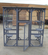 YES4PETS XXL Pet Cat Bird Shelter Condo with Escape Door Wooden Kitten Cage House - Side View