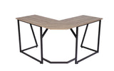 YES4HOMES Corner Computer Desk, Gaming Desk for Laptop, Writing Table, Multipurpose Workstation - Front View