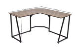 YES4HOMES Corner Computer Desk, Gaming Desk for Laptop, Writing Table, Multipurpose Workstation - Rear View