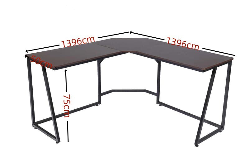 YES4HOMES Corner Computer Desk Sturdy Home Office Gaming Desk for Laptop Writing Table Multipurpose Workstation
