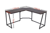 YES4HOMES Corner Computer Desk Sturdy Home Office Gaming Desk for Laptop Writing Table Multipurpose Workstation - Rear View