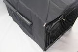 YES4PETS 48' Dog Cat Rabbit Collapsible Crate Pet Cage Canvas Cover - Top-Down View