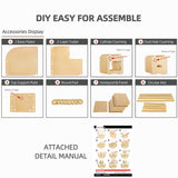 YES4PETS Cat Cardboard House Tower Condo Scratcher Pet Post Pad Mat Furniture - Low Angle