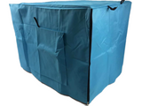 30' Portable Foldable Dog Cat Rabbit Collapsible Crate Pet Cage with Blue Cover - Front View