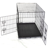 YES4PETS 36' Collapsible Metal Dog Cat Puppy Crate Cage Cat Rabbit Carrier - Side View